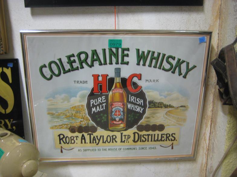 Robert A. Taylor Distilleries Irish Whiskey Framed (1 of 1)