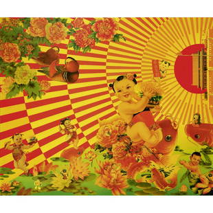 LUO BROTHERS (nés en 1963, 1964 et 1972) WELCOME: LUO BROTHERS (nés en 1963, 1964 et 1972) WELCOME TO THE WORLD’S FAMOUS BRANDS IV, 2006 Technique mixte sur panneau Mixed media on panel 99 x 119 cm - 39 x 467/8 in.PROVENANCE Opera Gallery,