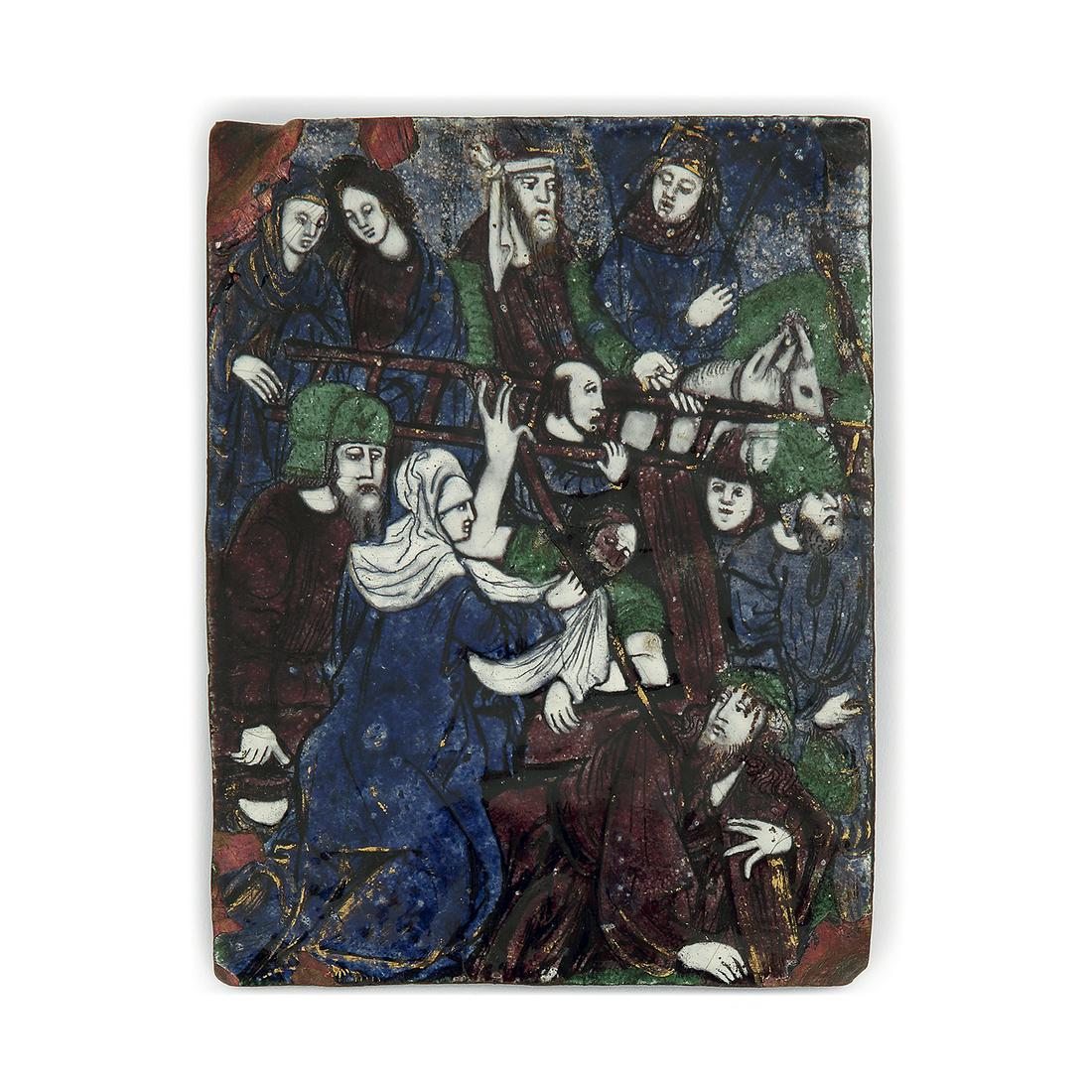 PLAQUETTE EN ÉMAIL PEINT SUR CUIVRE, ATELIER DE (1 of 1)