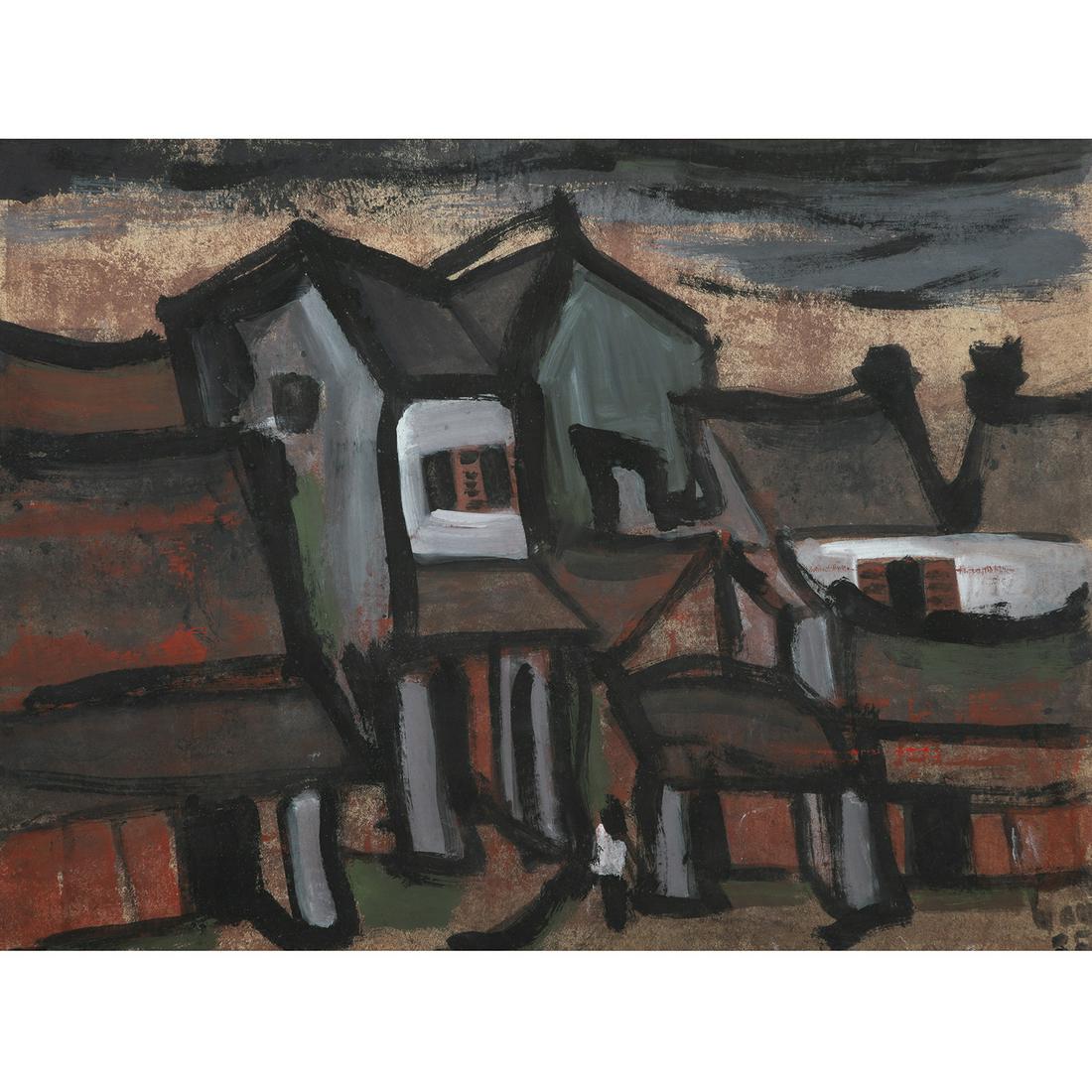 ÉCOLE VITENAMIENNE (XXE SIÈCLE) Gouache sur (1 of 1)