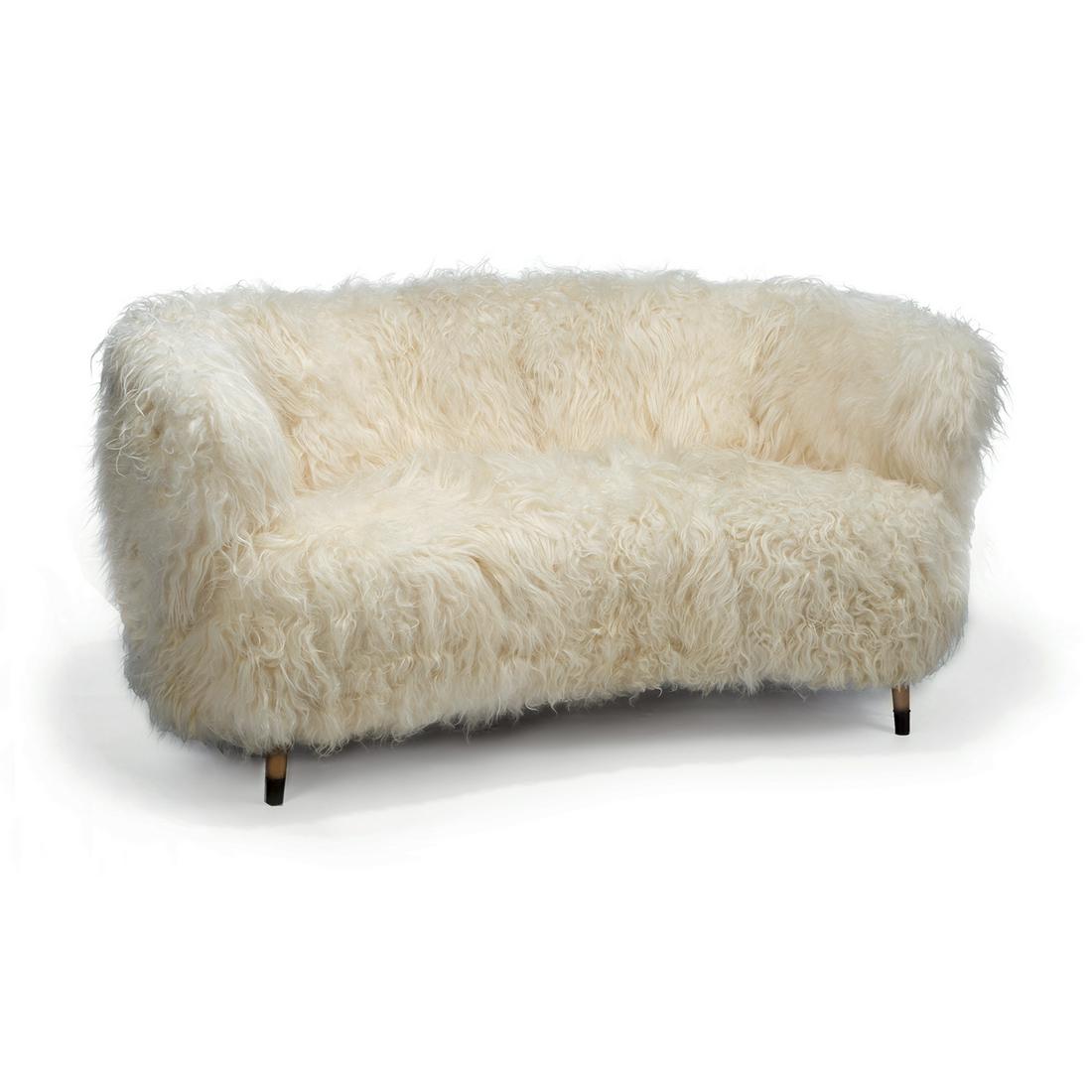 FRITZ HANSEN (XXE SIÈCLE) Canapé corbeille à deux (1 of 1)