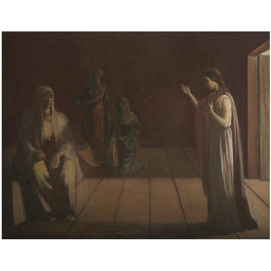 LÉON ZACK (1892-1980) LA RENCONTRE, 1934 Huile sur (1 of 1)