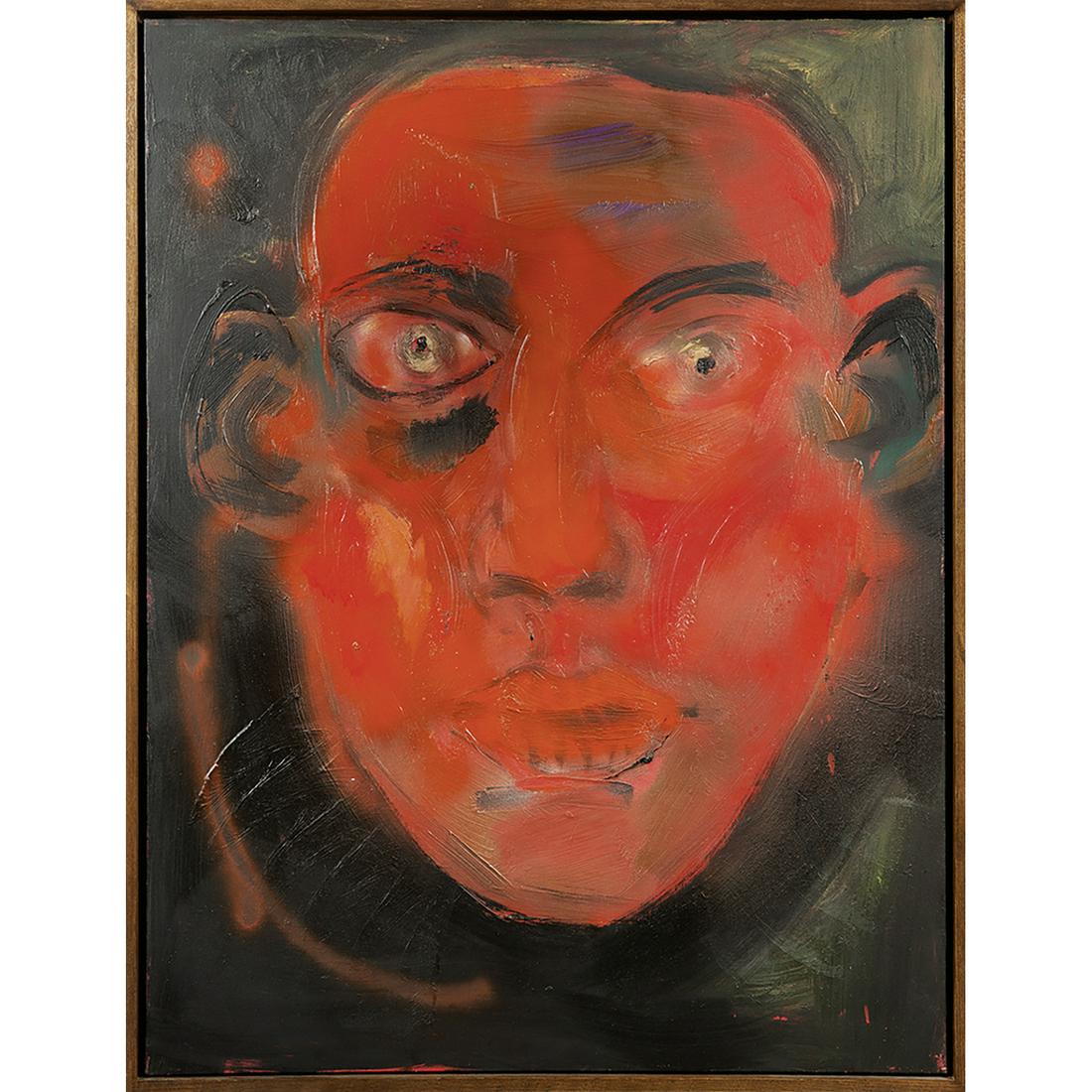 RAINER FETTING (né en 1949) Red Head, 1985 Huile: RAINER FETTING (né en 1949) Red Head, 1985 Huile sur toile Signée, titrée et datée au dos Oil on canvas; signed, titled and dated on the reverse 122 x 91 cm - 48 x 35 7/8 in. PROVE