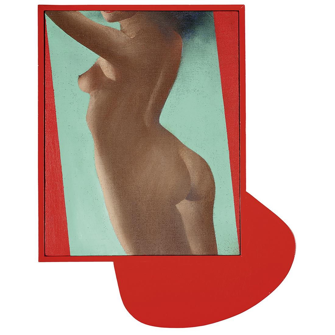 ANTONY DONALDSON (né en 1939) LA FILLE DANSANT,: ANTONY DONALDSON (né en 1939) LA FILLE DANSANT, 2010 Huile sur toile marouflée sur panneau et bois peint Signé, titré et daté au dos Oil on canvas laid on panel and painted wo