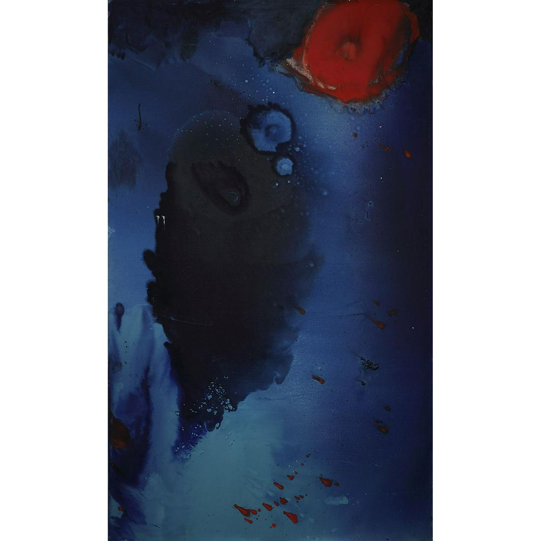 MARCELLE LOUBCHANSKY (1912-1988) - LE PARTAGE DES EAUX: MARCELLE LOUBCHANSKY (1912-1988) LE PARTAGE DES EAUX Huile sur toile Signée et titrée au dos Oil on canvas; signed and dated on the reverse 146 x 89 cm - 57 1/2 x 35 in. PROVENANCE Collectio