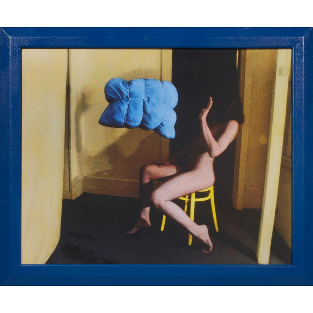 Gloria FRIEDMANN (née en 1950): Gloria FRIEDMANN (née en 1950) Autoportrait, 1979 Photographie colorée Signée, titrée, datée et annotée 'N°1 exemplaire artiste' au dos de l'encadrement ; contresign