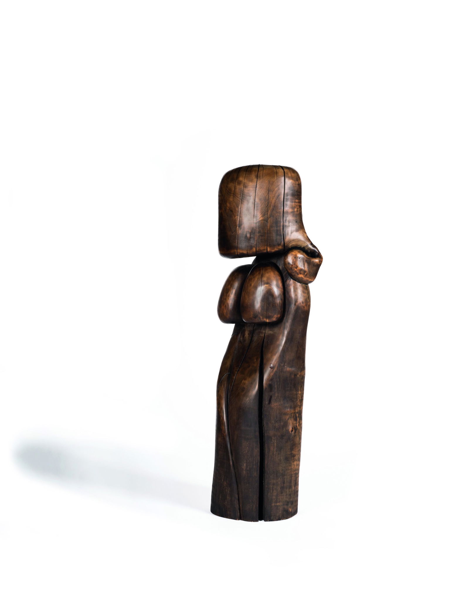 ƒ WANG KEPING (né en 1960): ƒ WANG KEPING (né en 1960) Sans titre, 2004 Bois d’érable sculpté Signé de l'initiale en chinois et en pinyin Carved maple wood; signed with the artist’s initial i