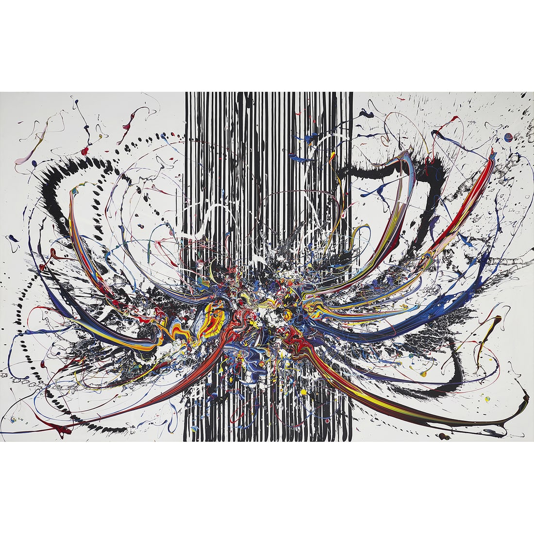 KATRIN FRIDRIKS (née en 1974): KATRIN FRIDRIKS (née en 1974) Stendhal Mothernature Doctrine, 2013 Acrylique sur toile Signée, titrée et datée au dos Acrylic on canvas; signed, titled and dated on the reverse 150