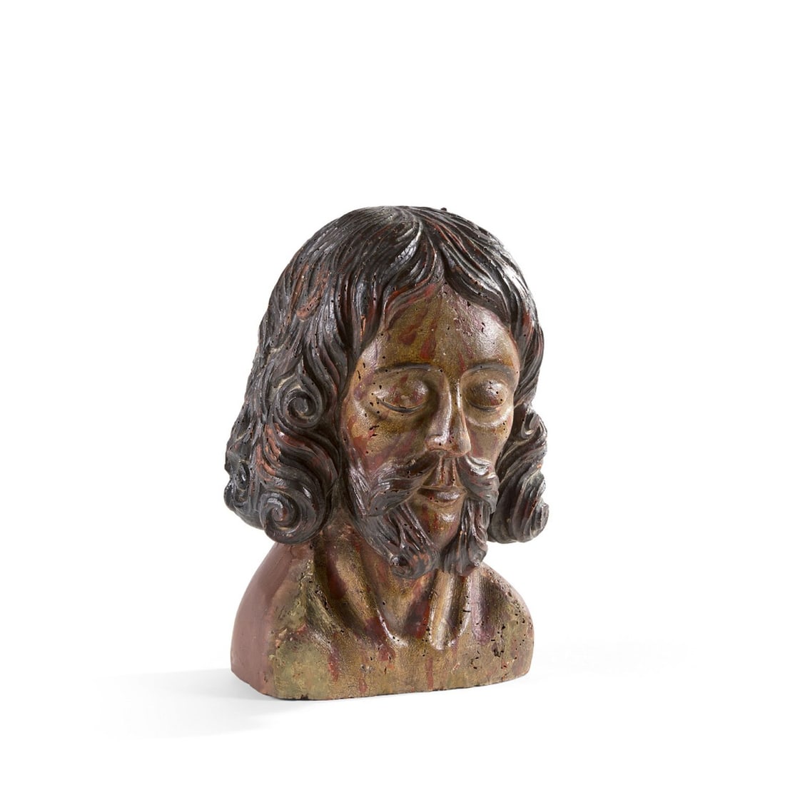 CHRIST DE DOULEUR EN BUSTE, ESPAGNE DU NORD, DÉBUT DU XVIIe SIÈCLE (1 of 1)