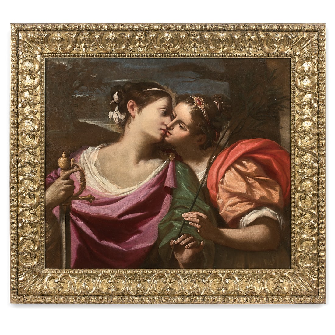 LORENZO PASINELLI (Bologna, 1629-1700) ALLÉGORIE DE LA PAIX ET DE LA JUSTICE (1 of 1)