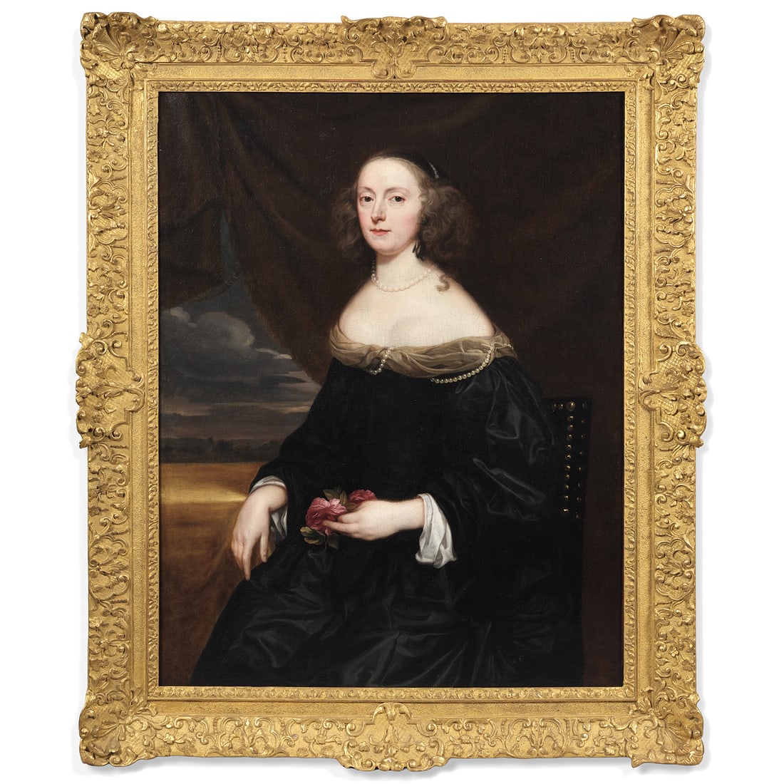 École FLAMANDE du XVIIe siècle, entourage de Antoine Van DYCK Portrait d'élé (1 of 1)