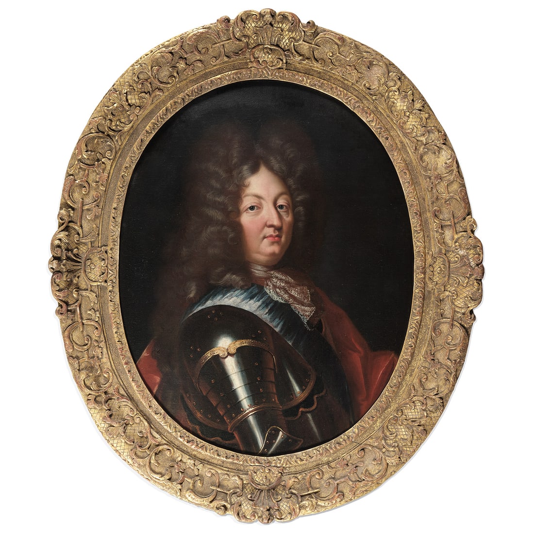 ÉCOLE FRANÇAISE DU XVIIIE SIÈCLE, SUIVEUR DE HYACINTHE RIGAUD PORTRAIT DE LOUIS, (1 of 1)
