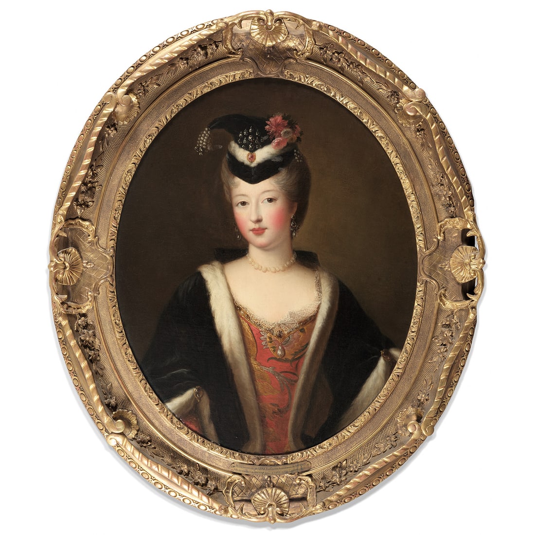 ÉCOLE FRANÇAISE DU XVIIIE SIÈCLE, ATELIER DE PIERRE GOBERT PORTRAIT D'ÉLISABETH (1 of 1)