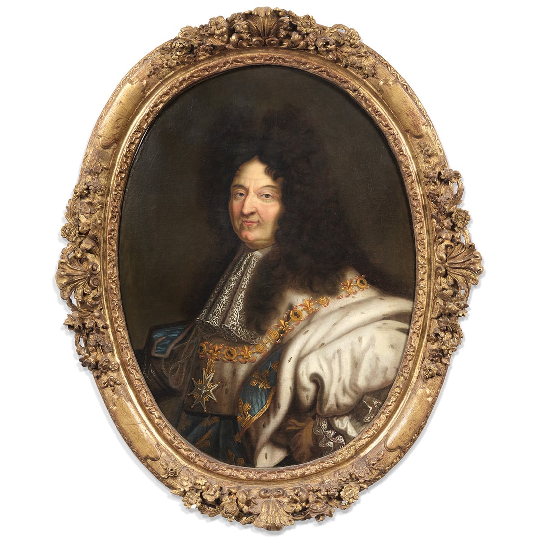 ÉCOLE FRANÇAISE DU XVIIIE SIÈCLE, SUIVEUR DE HYACINTHE RIGAUD PORTRAIT DE LOUIS XIV (1 of 1)