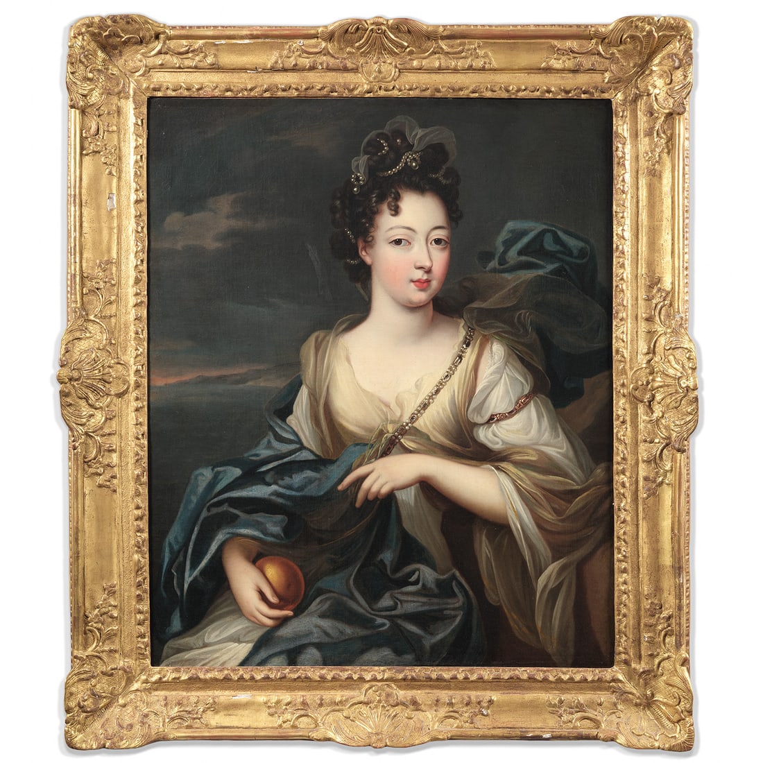 ÉCOLE FRANÇAISE VERS 1700, SUIVEUR DE NICOLAS MIGNARD PORTRAIT DE PAULINE DE GRIGNAN, (1 of 1)