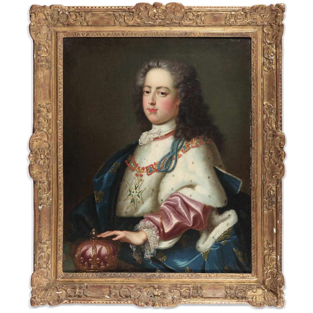 ÉCOLE FRANÇAISE DU XVIIIE SIÈCLE, D'APRÈS JEAN RANC PORTRAIT DE LOUIS XV, ROI DE (1 of 1)