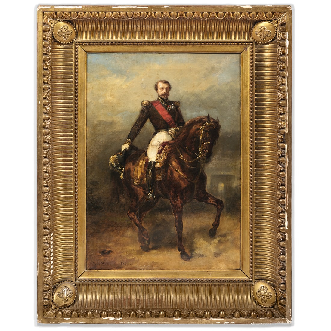 CHARLES LOUIS MÜLLER (Paris, 1815-1892) NAPOLÉON III, EMPEREUR DES FRANÇAIS, À (1 of 1)