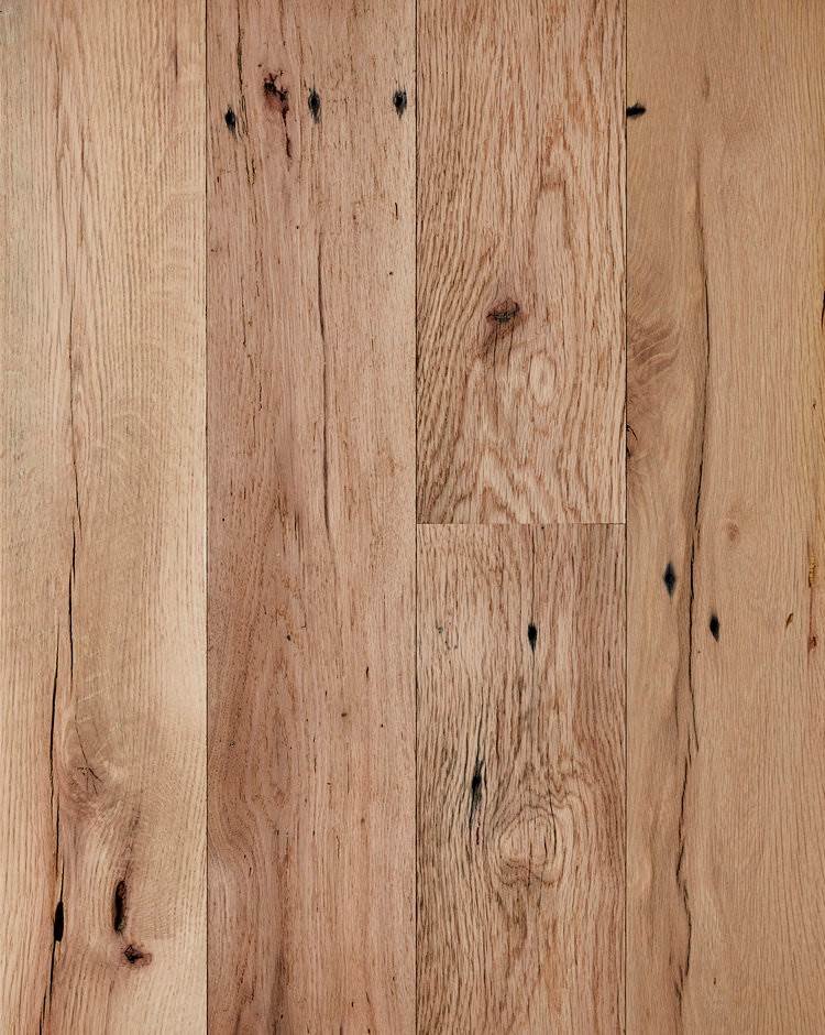 Reclaimed Oak by The Hudson Company: 400 SF of Reclaimed New Face Oak, most commonly repurposed from the structural members and cladding of historic dairy barns, corn cribs, and other agrarian buildings found throughout the mid-Atlantic 