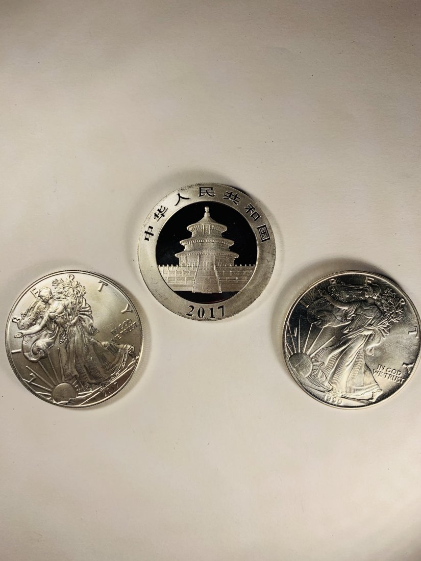 Lot of 3 .999 Silver Rounds (1 of 2)