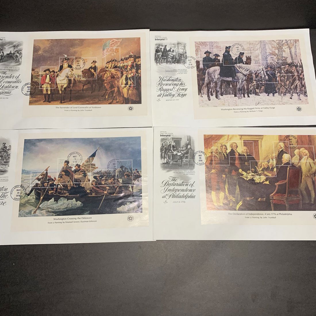 4 First day covers (1 of 2)