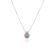 GIA Fancy Brownish Purplish Pink Diamond Necklace