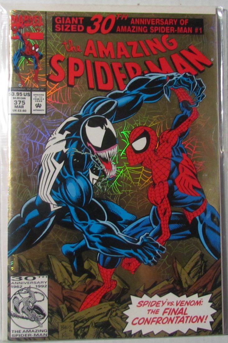 Amazing Spiderman #375 - 1st app of Ann Weying and Carl: Amazing Spiderman #375 - 1st app of Ann Weying and Carl Brock