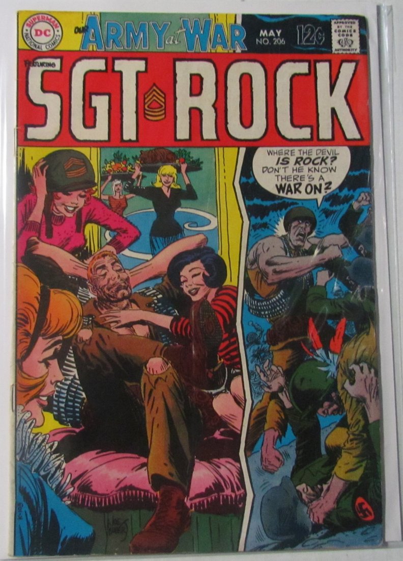 Our Army At War #206 1969-DC War comic- SGT Rock (1 of 1)
