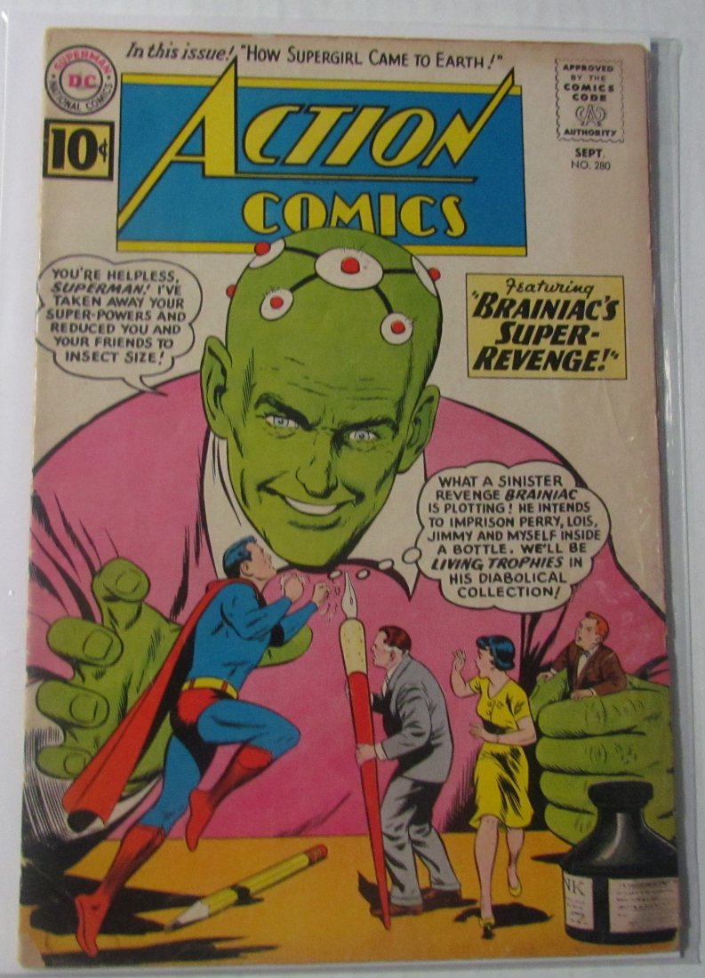 Action Comics 280 DC Comics Sept 1961 Superman Supergir (1 of 1)