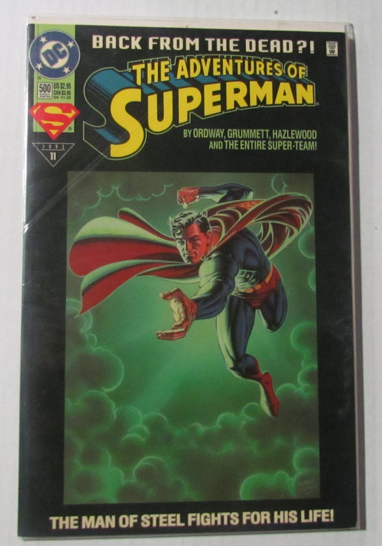 Adventures of Superman #500 ”Back From The Dead”: Adventures of Superman #500 Incredible Condition 9.2(1993)”Back From The Dead”