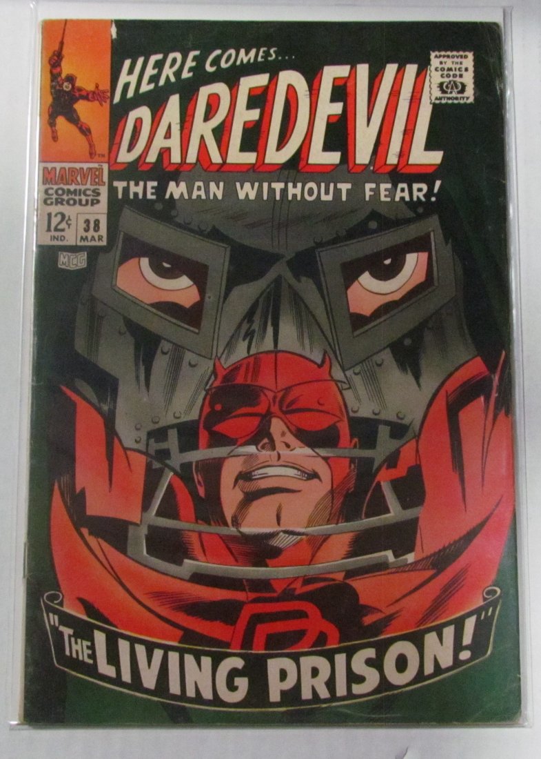 DAREDEVIL #38 1968 CLASSIC DOCTOR DOOM COVER!!! Nice Co (1 of 1)