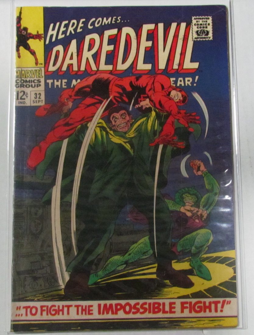 Daredevil 32 Cobra & Mister Hyde! Stan Lee & Gene Colan (1 of 1)