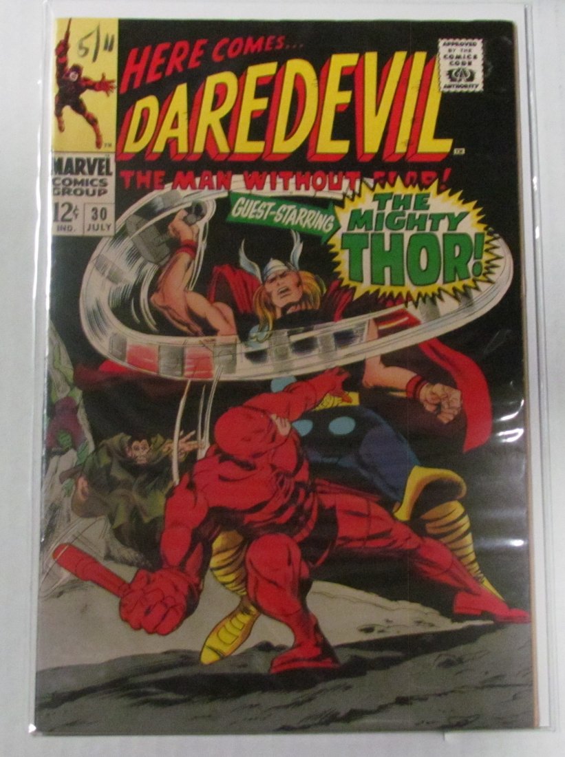 DAREDEVIL #30 (1967) THOR MR. HYDE/COBRA - STAN LEE: DAREDEVIL #30 (1967) THOR MR. HYDE/COBRA - STAN LEE