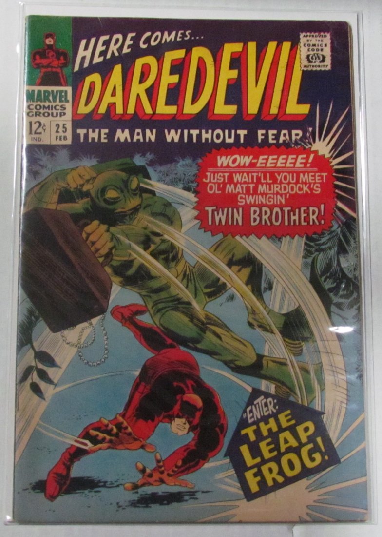 Daredevil #25 (Feb 1967, Marvel)Mike Murdock!! Silver A (1 of 1)