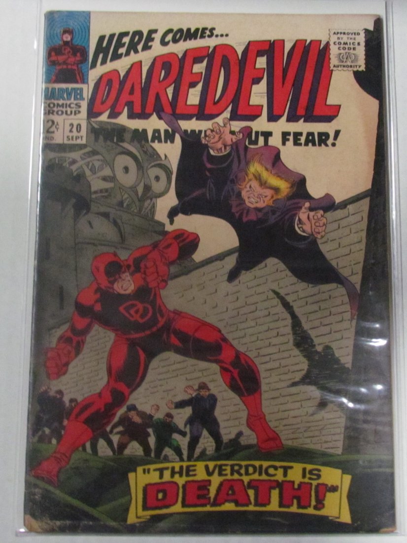 DAREDEVIL # 20 1966 Marvel Comics Verdict is Death by S (1 of 1)
