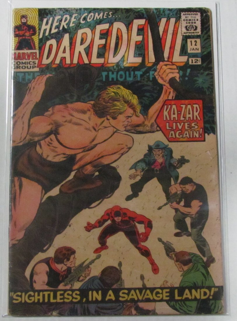 DAREDEVIL #12 1966 2ND KA-ZAR 1ST PLUNDERER (1 of 1)