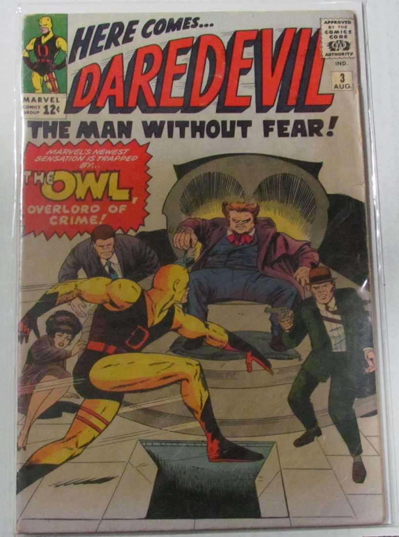 Daredevil #3 Marvel Comic Book Silver Age First OWL (1 of 1)