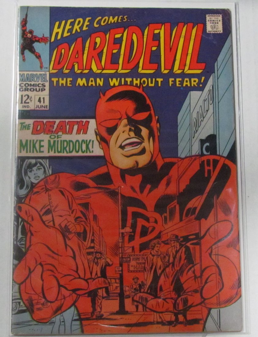 Daredevil #41 (Jun 1968, Marvel)  "DEATH OF MIKE (1 of 1)