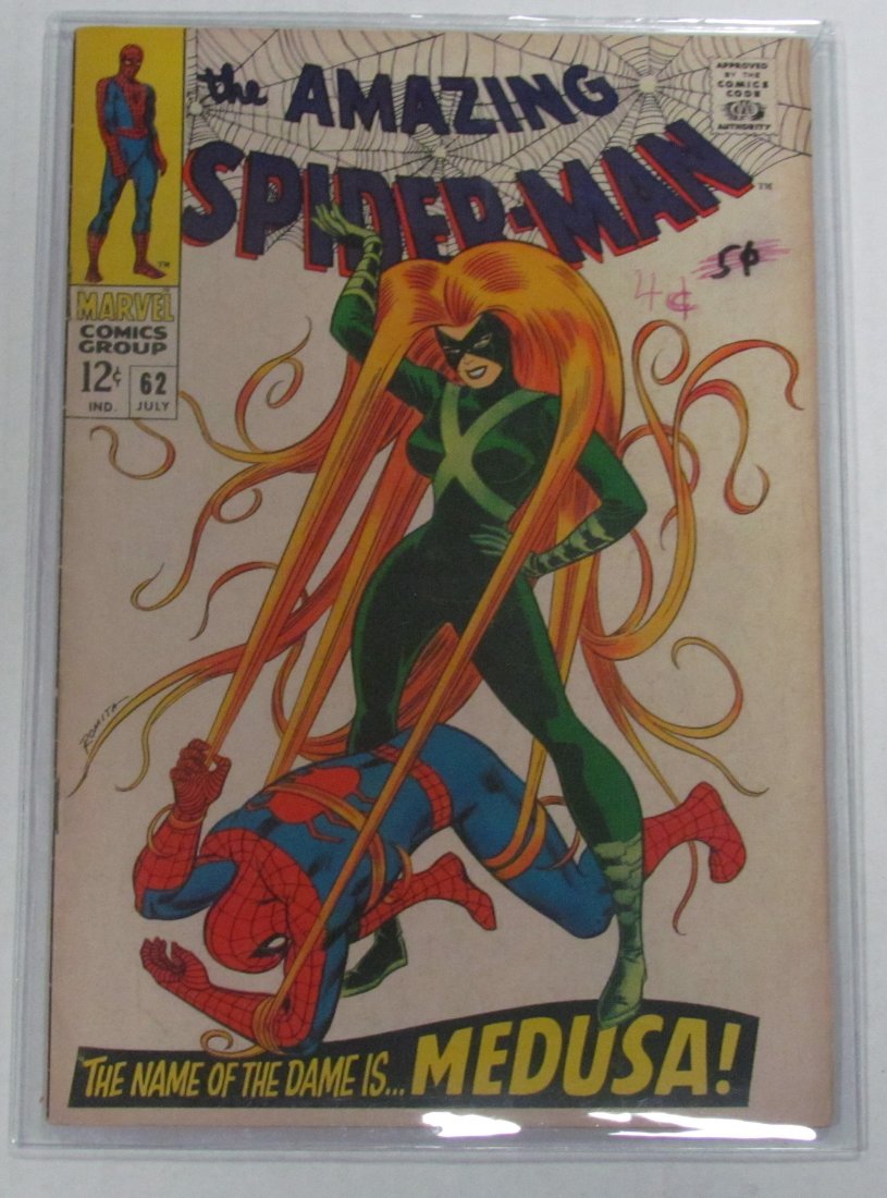 Amazing Spider-Man #62 Marvel Comic Silver Age Inhumans (1 of 1)