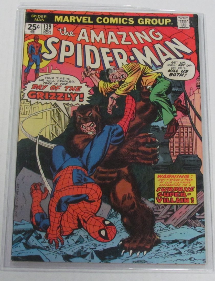 Amazing Spider-Man 139 1st. app. Grizzly, Marvel Comics (1 of 1)