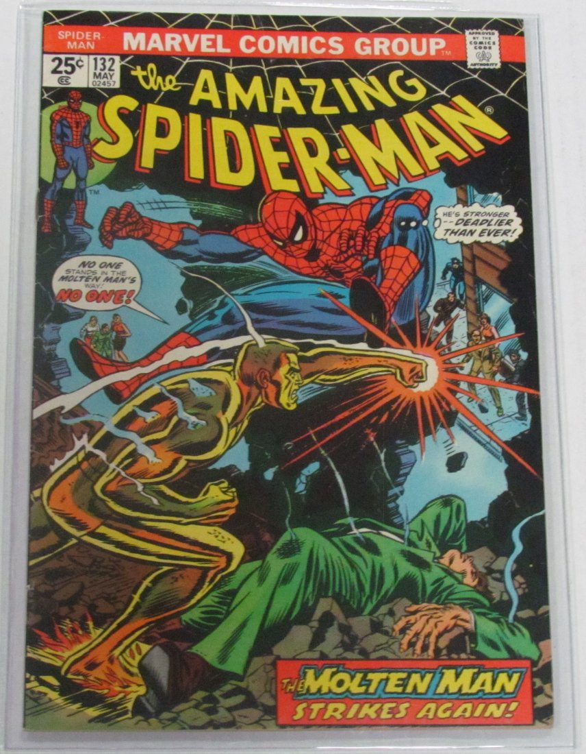 Amazing Spider-Man #132 Vs Molten Man! (1 of 1)