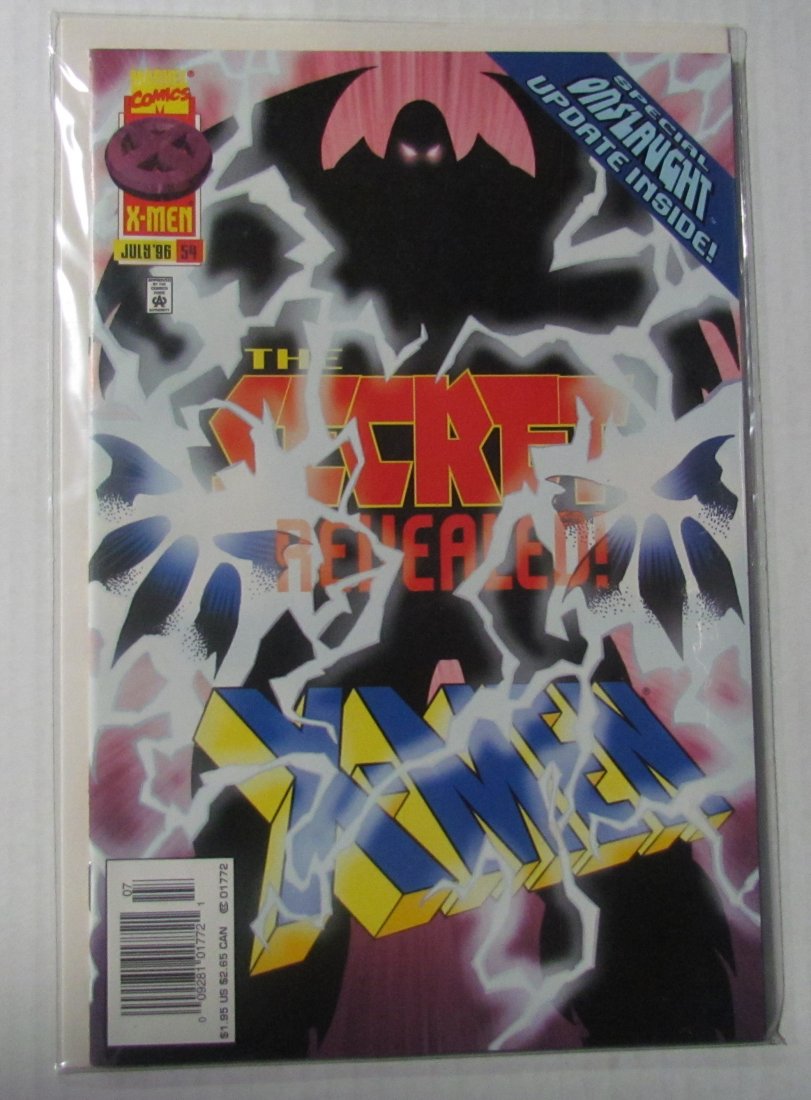 X-Men #54  MARVEL COMICS ONSLAUGHT REVEALED (1 of 1)