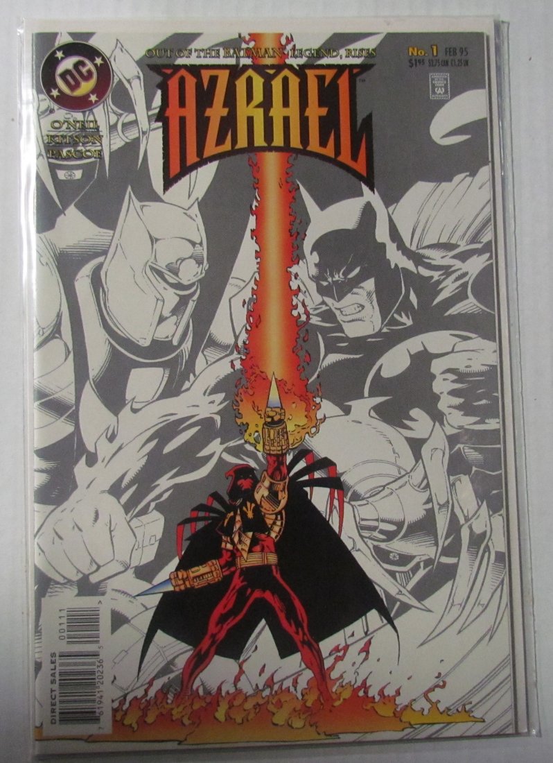 Azrael # 1, Batman Appears, Fallen Angel: Part 1, Barry: Azrael # 1, Batman Appears, Fallen Angel: Part 1, Barry Kitson Art