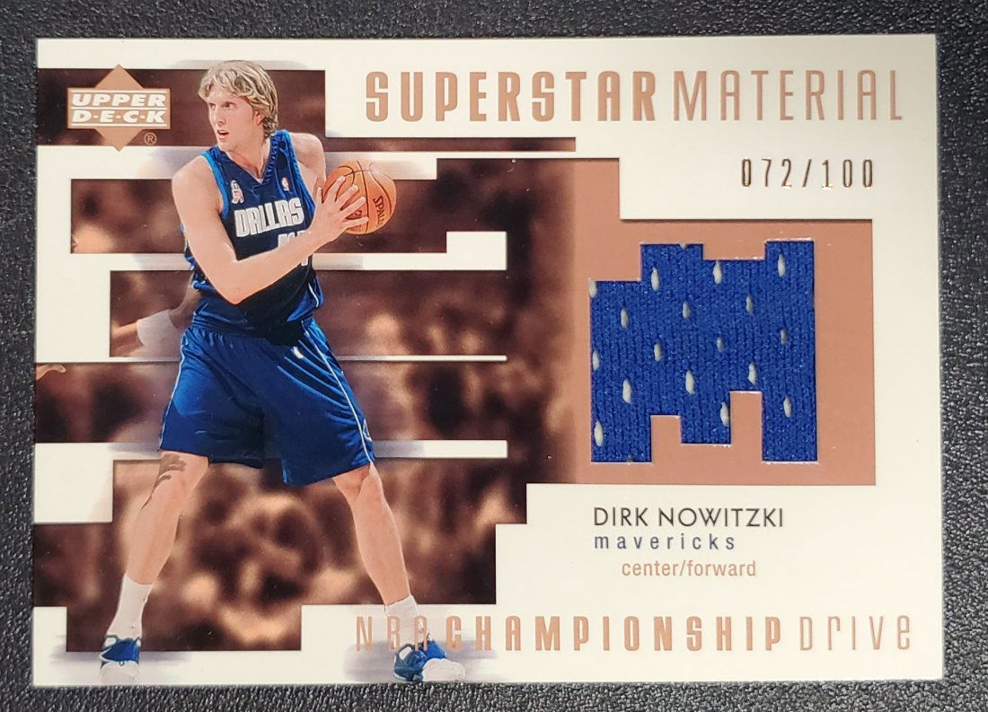 2002 UD Championship Drive Superstar Material 72/100 (1 of 1)