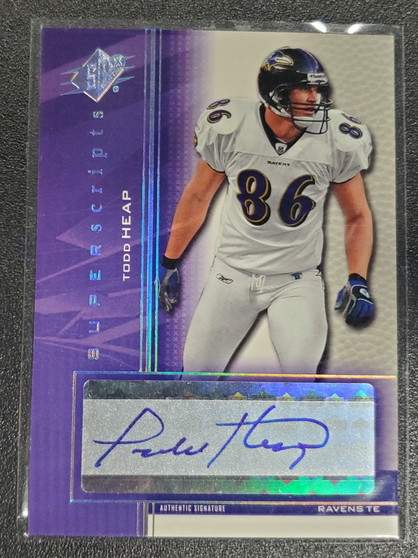 2004 SPx Super Scripts Todd Heap #SS-HE Auto (1 of 1)