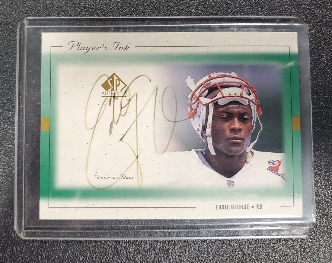 1999 SP Authentic Player's Ink Eddie George #EG-A Auto (1 of 1)