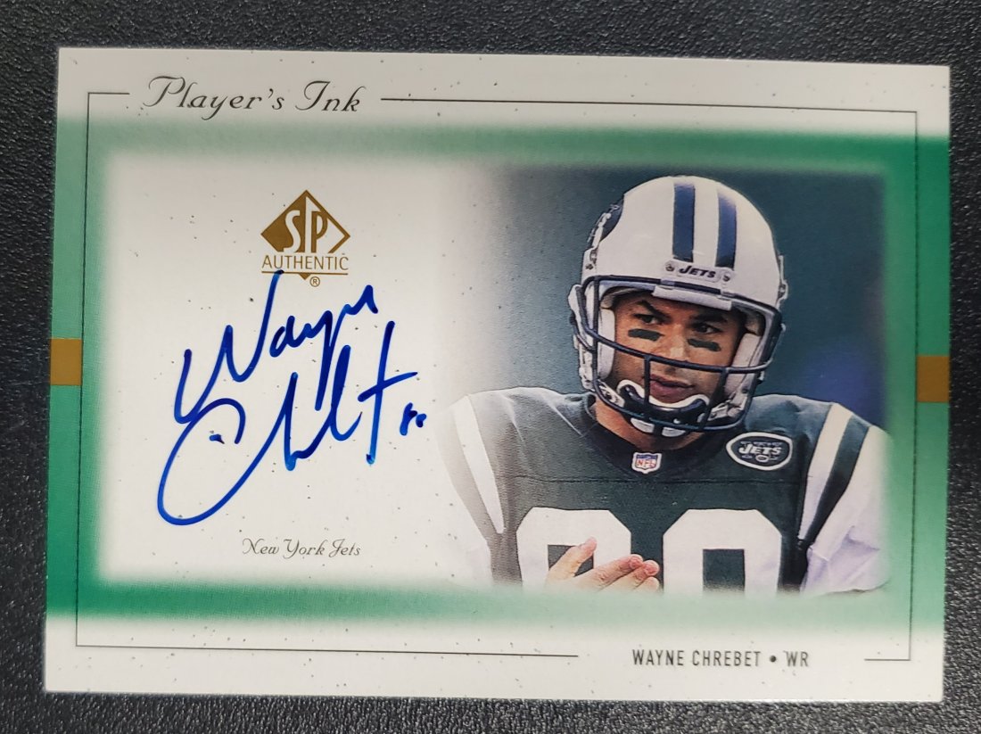 WAYNE CHREBET 1999 SP AUTHENTIC PLAYER'S INK #WC-A AUTO (1 of 1)