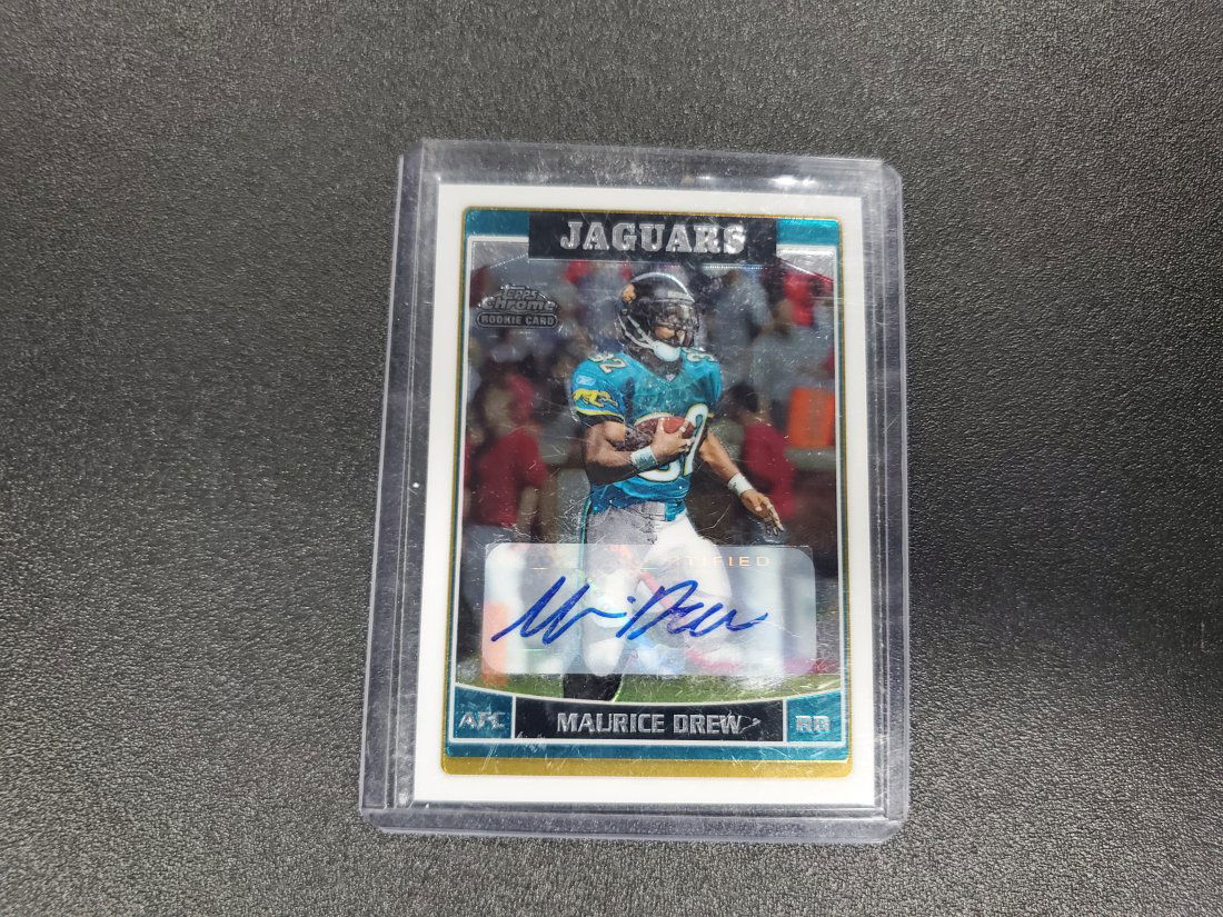Maurice Drew Jones-Drew Topps Chrome 2006 RC Rookie Aut (1 of 1)