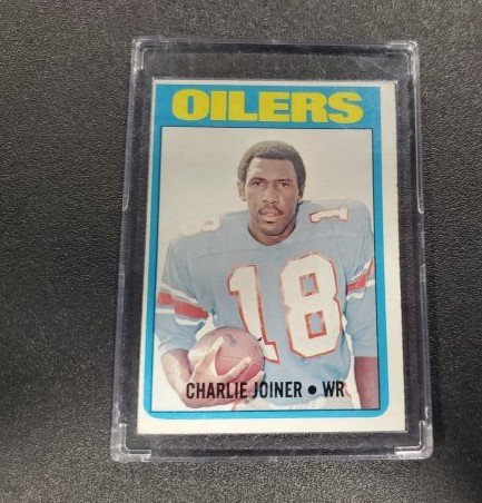 1972 Topps Charlie Joiner Houston Oilers Football Card: 1972 Topps Charlie Joiner Houston Oilers Football Card #244. HOF. Rookie card.