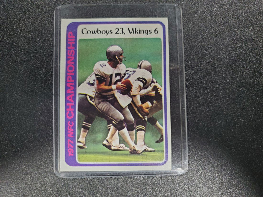 1978 Topps #166 ROGER STAUBACH NFC Championship Dallas (1 of 1)