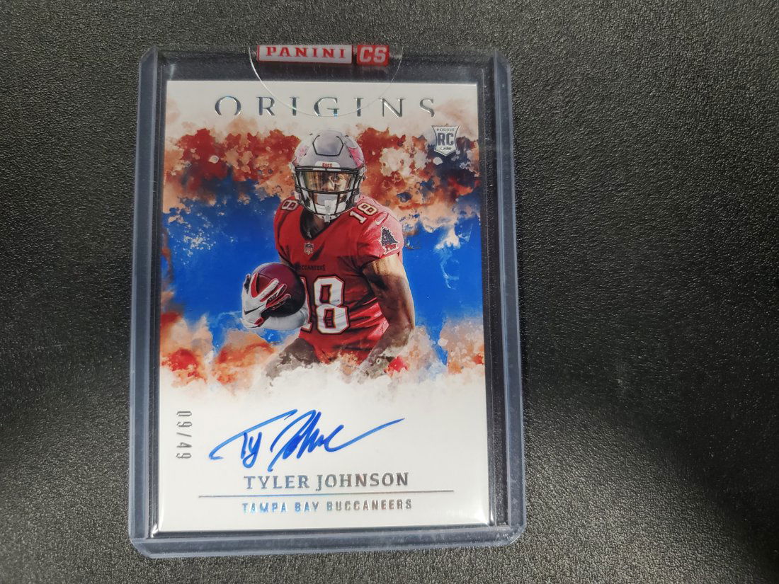 2020 Origins Rookie Auto Blue SP /49 #42 Tyler Johnson (1 of 1)